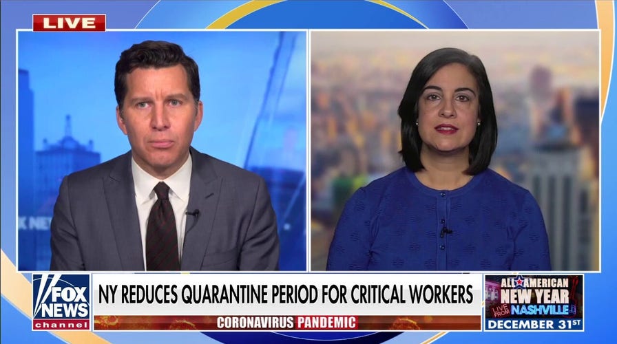 New York reduces quarantine period for critical workers
