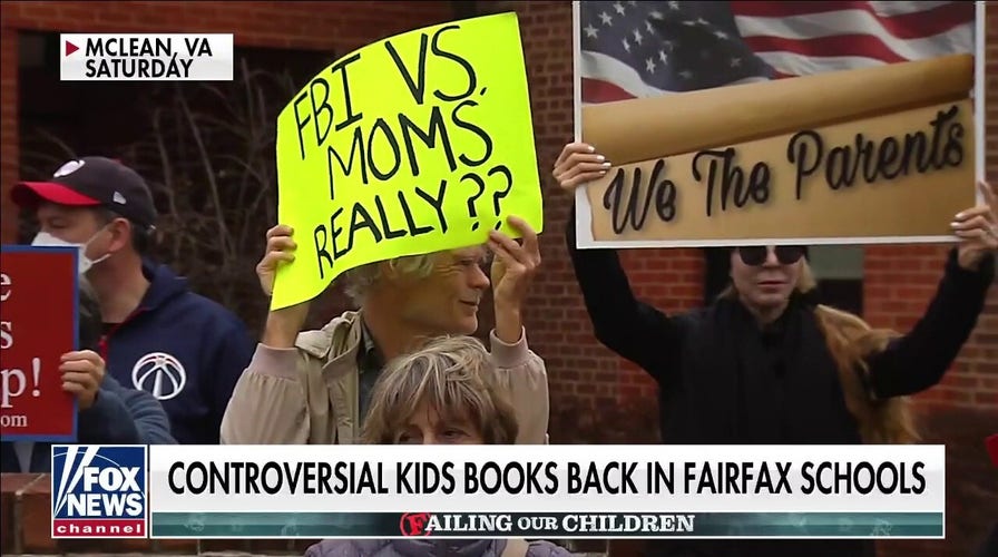 Virginia parents protest display of controversial books in Fairfax schools