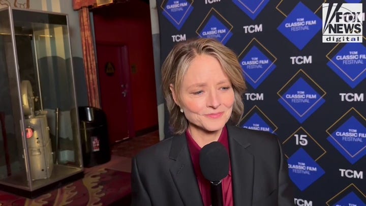 Jodie Foster says cementing her hands and feet in front of Hollywood's TLC Chinese Theatre was a 'childhood dream'
