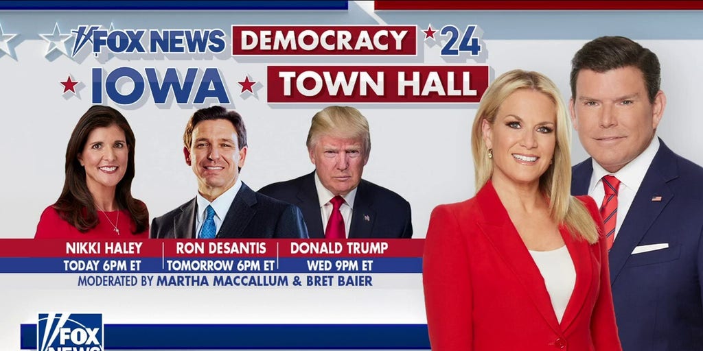 Huge Fox News town halls this week before the Iowa Caucuses