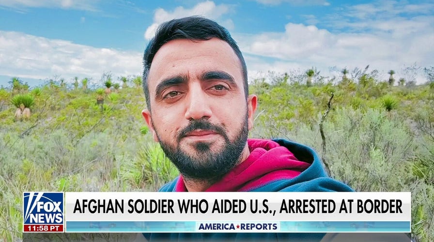 Afghan soldier who helped US arrested at border