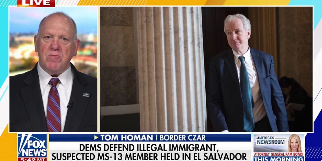 Tom Homan rips Democrats seeking to aid deported MS-13 suspect: 'Disgusting'