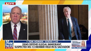 Tom Homan rips Democrats seeking to aid deported MS-13 suspect: 'Disgusting' - Fox News