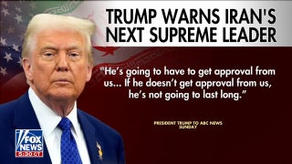 Trump warns Iran’s new supreme leader must get US ‘approval’ as tensions flare