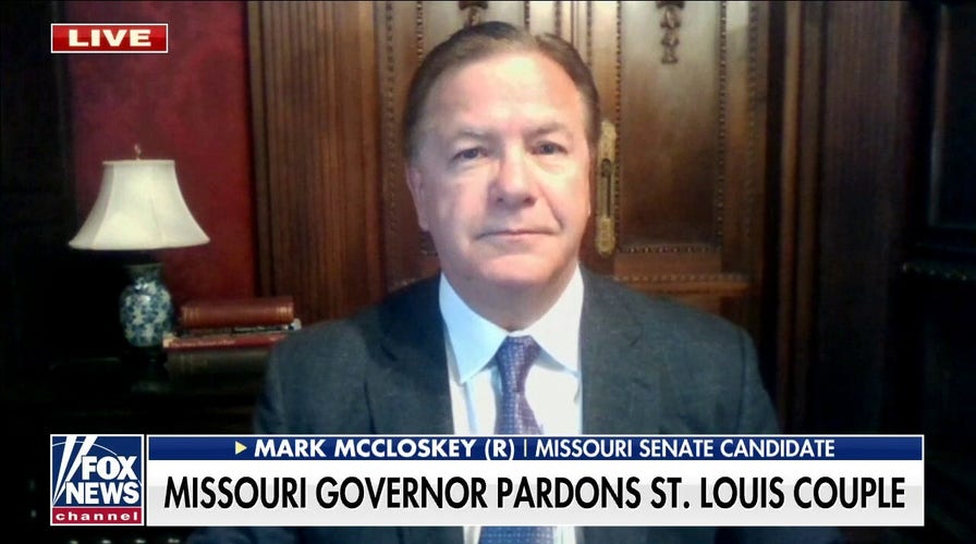 Gun owner McCloskey: ‘Squad’ Dem can't intimidate us over governor’s pardon