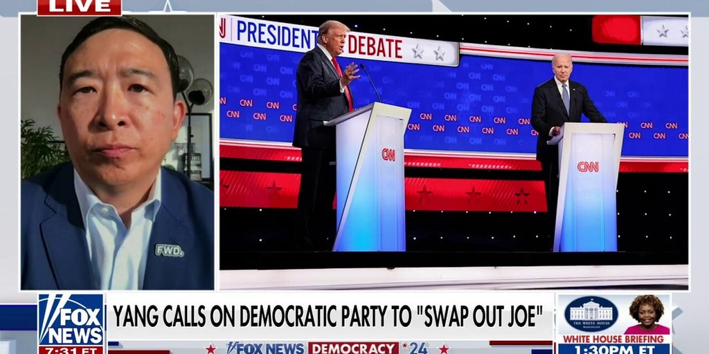 Andrew Yang urges Biden to step aside 'for the good of the country'