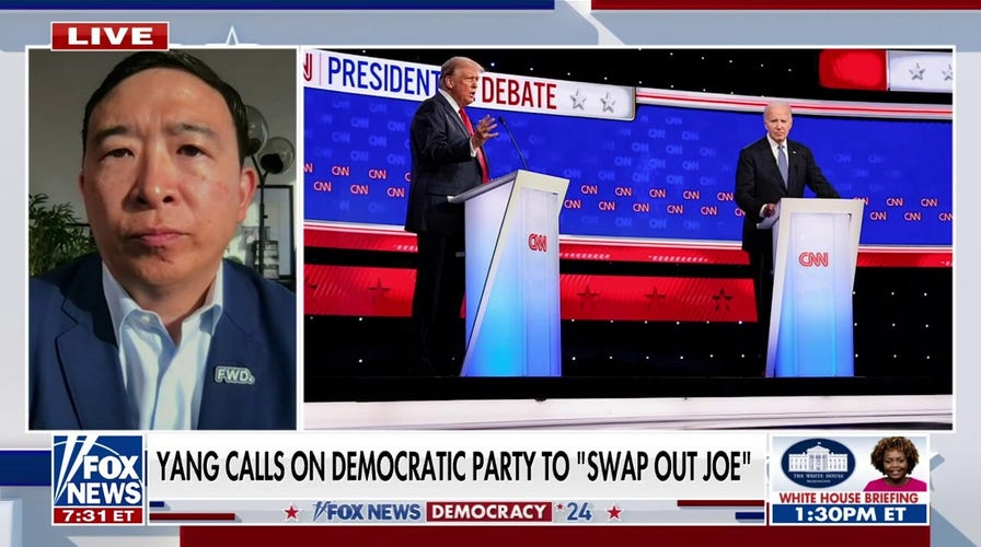 Andrew Yang urges Biden to step aside 'for the good of the country'