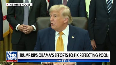 'The Five' on media reaction to vandalism to Trump's renovation of Lincoln Memorial Reflecting Pool