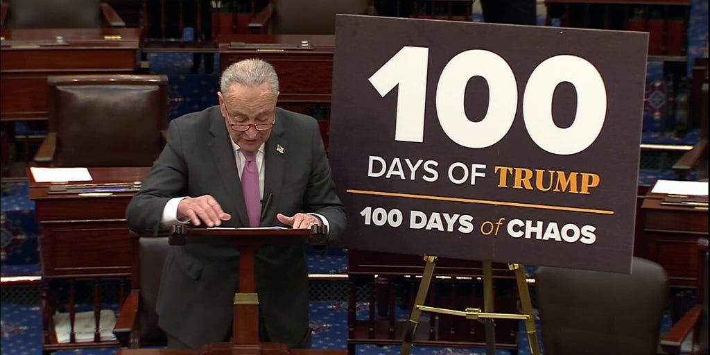 Chuck Schumer leads off Democratic all-nighter