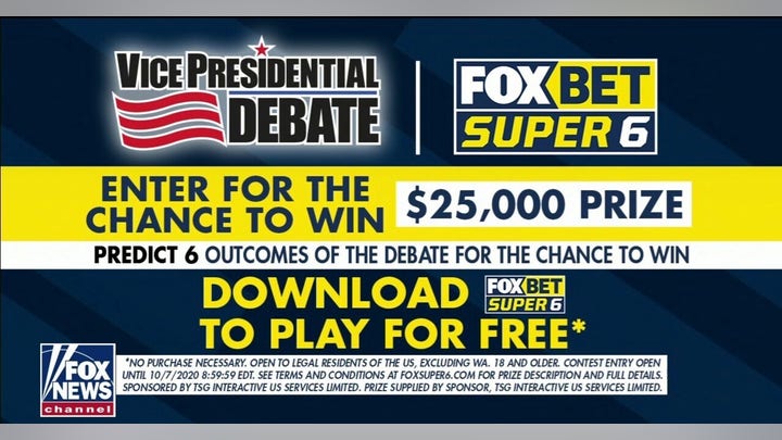 Predict 6 outcomes of vice presidential debate for a chance to win