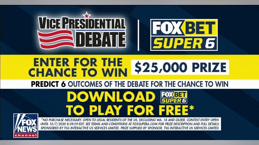 Predict 6 outcomes of vice presidential debate for a chance to win