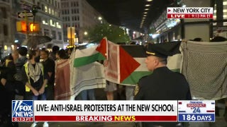 Anti-Israel protests break out at The New School - Fox News