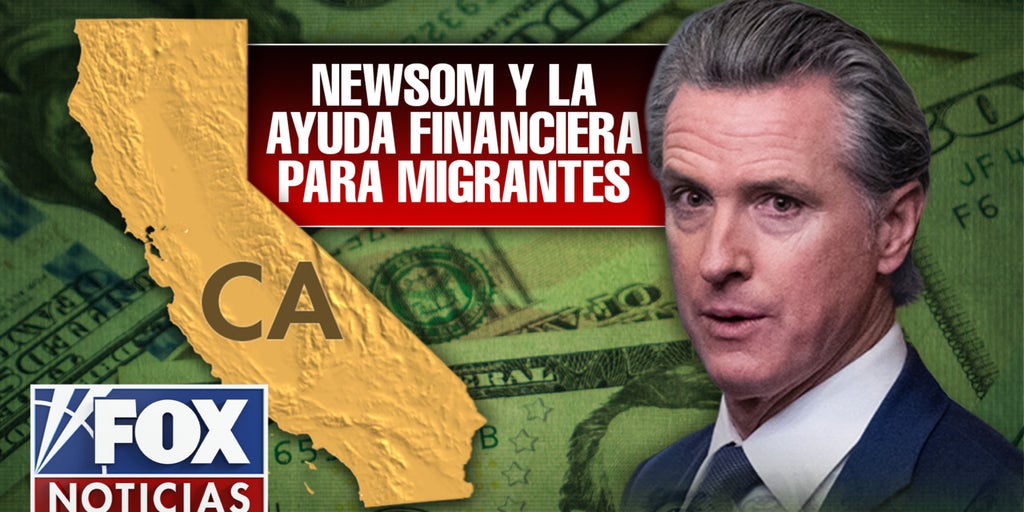 Newsom y supuesta ayuda financiera para migrantes