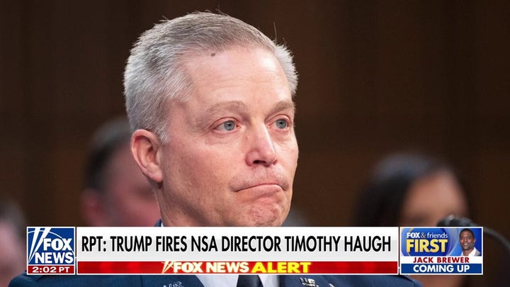NSA Director Timothy Haugh fired by Trump: report