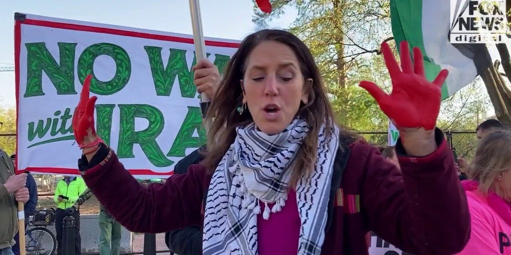 Pro-Iran, pro-China CodePink activists send foot soldiers to the White House for anti-US protest