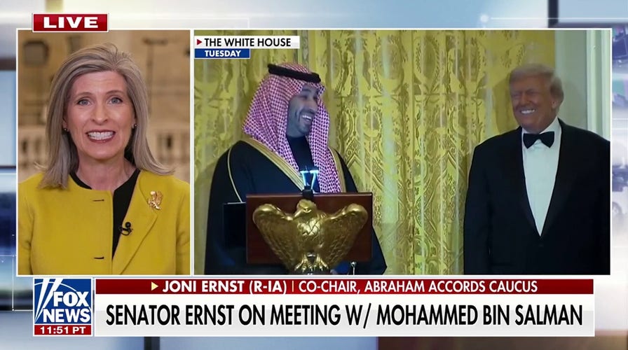 Saudi Crown Prince MBS has expressed involvement  successful  joining the Abraham Accords, Sen. Joni Ernst says