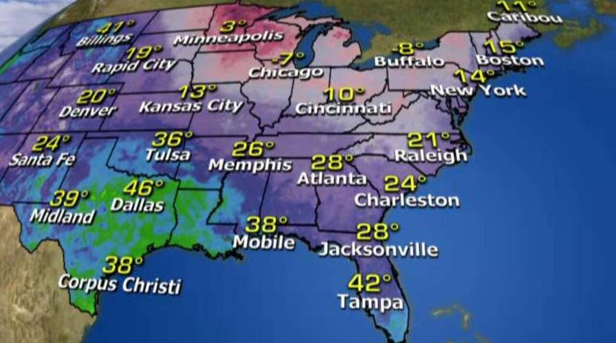 National forecast for Thursday, February 11