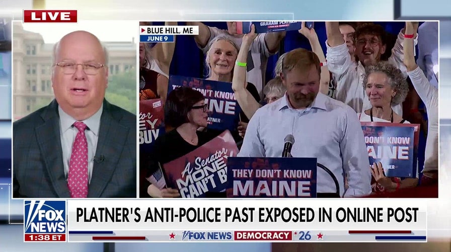 Karl Rove details Graham Platner's controversial anti-police and offensive past