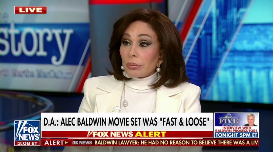 Judge Jeanine Pirro: 'Rust' prosecutors are very confident in their case