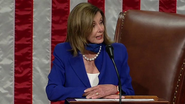 Nancy Pelosi announces that masks will be required in the House chamber