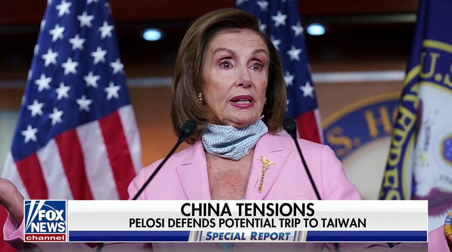 Nancy Pelosi defends potential trip to Taiwan despite rising tensions