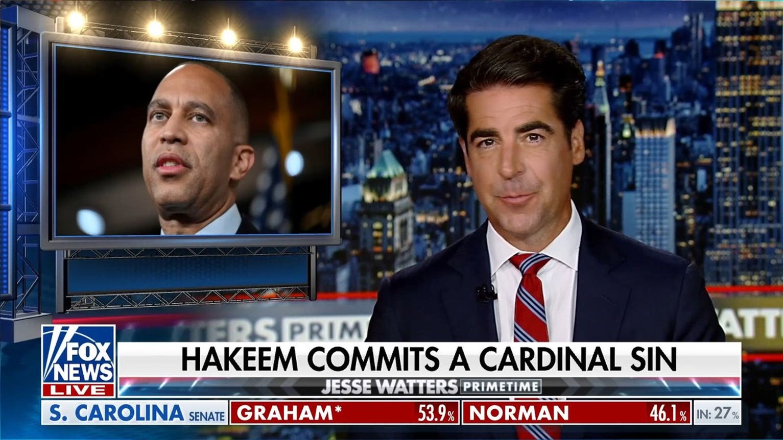 Jesse Watters: Jeffries and the Democrats haven’t learned a thing