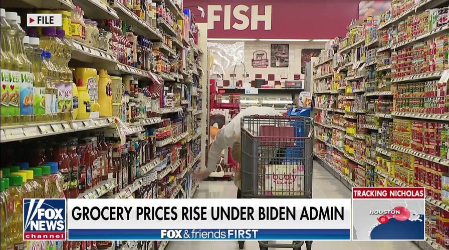 Prices at grocery stores spike under Biden administration