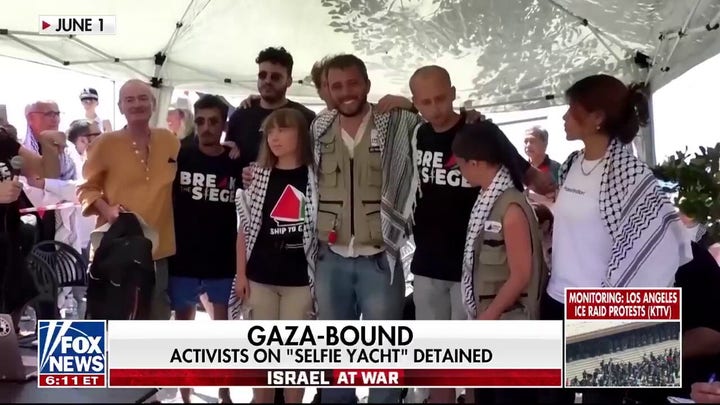 Activists on Gaza-bound 'selfie yacht' detained