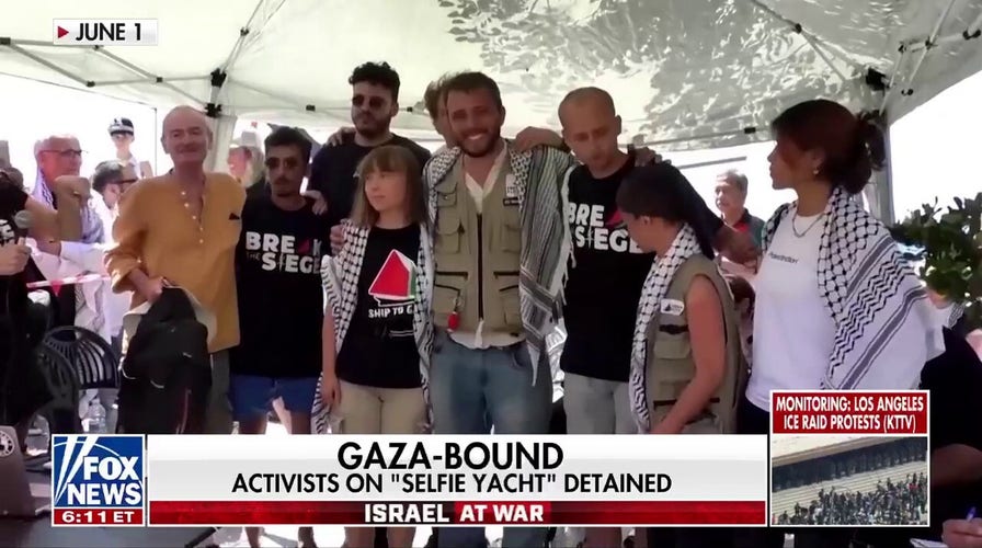 Activists on Gaza-bound 'selfie yacht' detained
