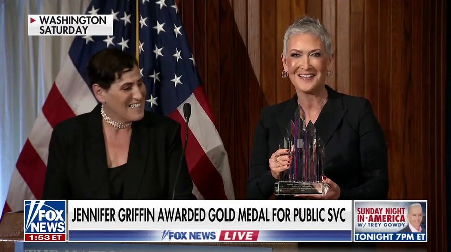 Jennifer Griffin awarded Transatlantic Leadership Gold Medal for Public Service award