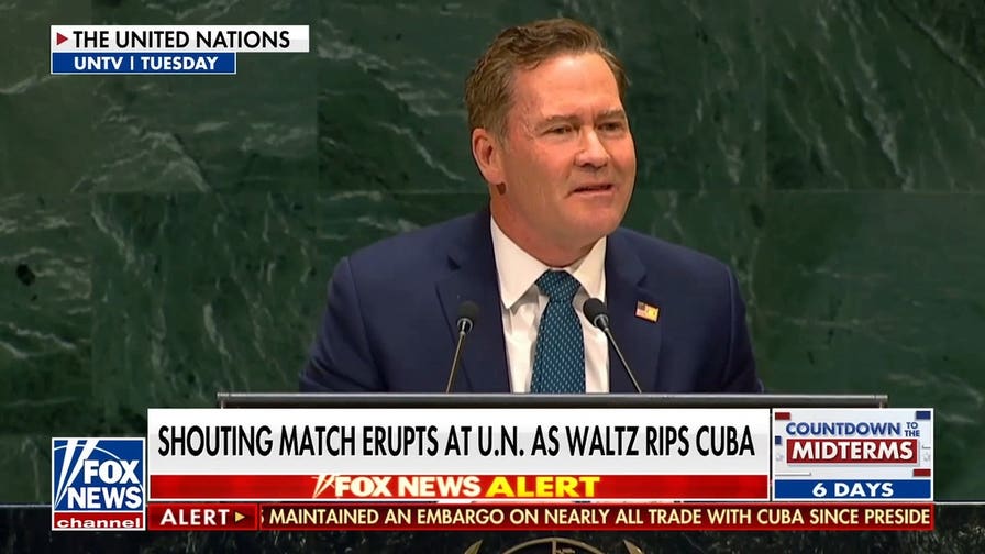 Mike Waltz clashes with Cuban foreign minister in heated UN exchange