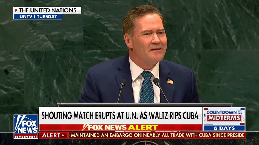Mike Waltz clashes with Cuban foreign minister in heated UN exchange