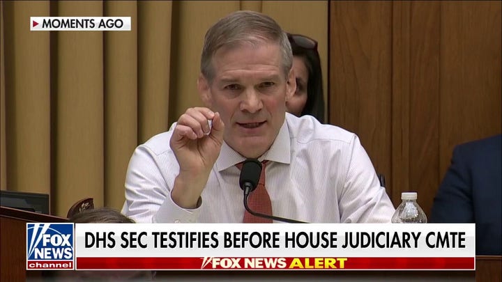 Jim Jordan grills Mayorkas on terror suspects detained at border