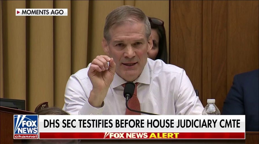 Jim Jordan grills Mayorkas on terror suspects detained at border