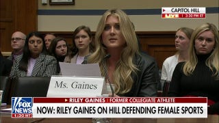 Riley Gaines: Unsafe, discriminatory behavior against female athletes must end - Fox News