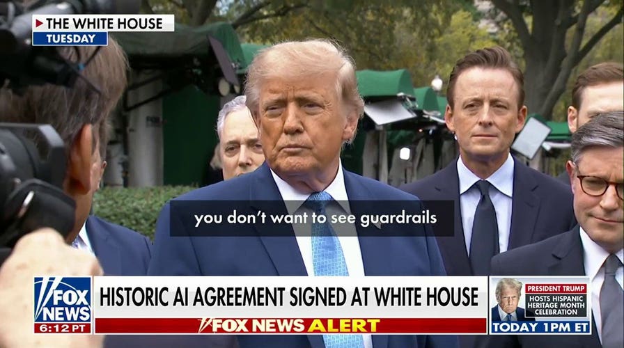 Trump says tech leaders understand they must self-police AI