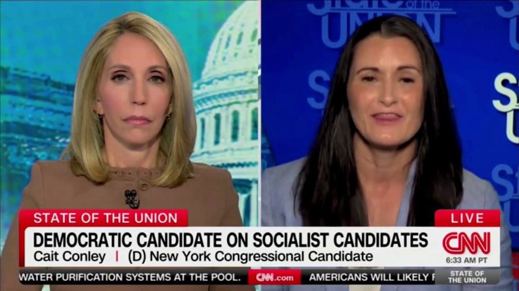 Cait Conley sidesteps DSA rejection question after ruling out campaigning with AOC, Mamdani