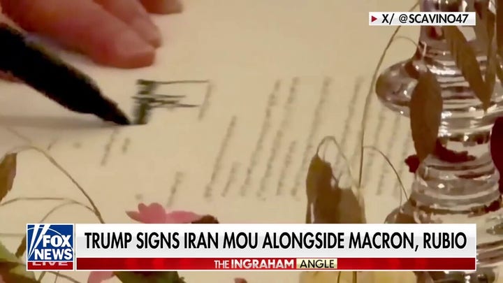 WATCH: President Trump signs Iran MoU - Fox News