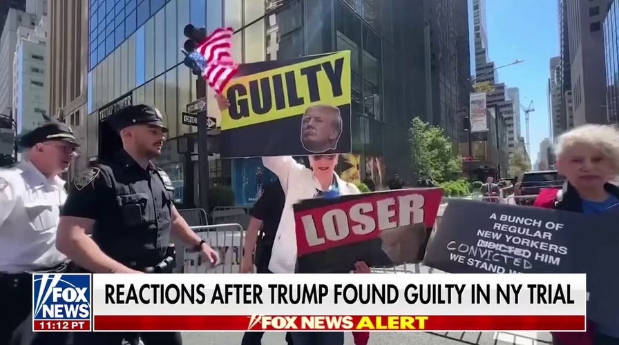 Americans make their voices heard on the Trump verdict