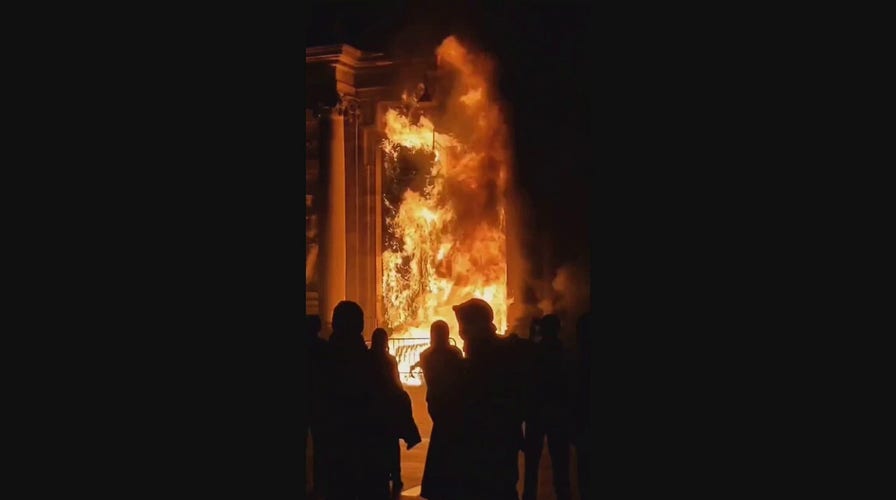 Bordeaux City Hall set on fire as France protests Macron's pension reform