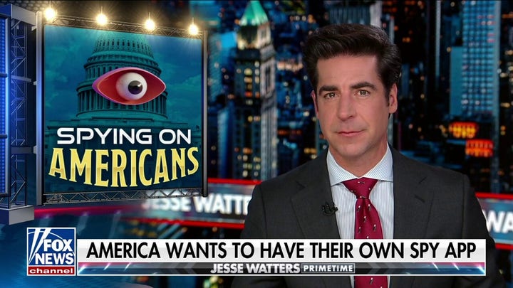 Jesse Watters: Congress is in a data war