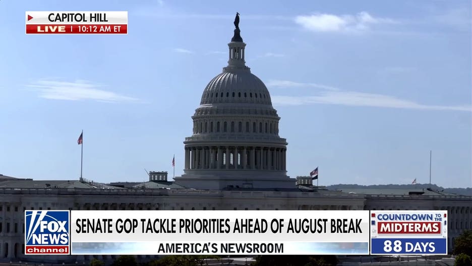 Senate Republicans race to tackle priorities before August recess