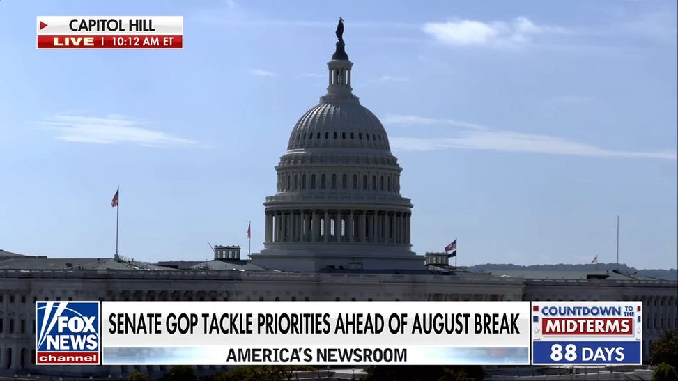 Senate Republicans race to tackle priorities before August recess