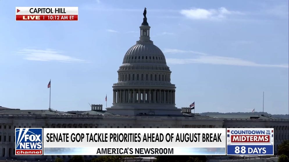 Senate Republicans race to tackle priorities before August recess