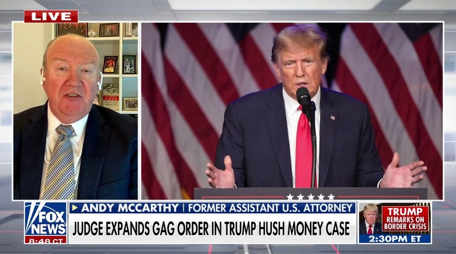 Andy McCarthy: Trump has a First Amendment right to make his defense