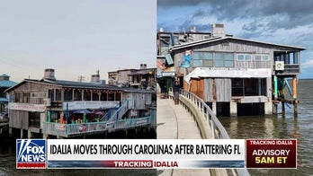 Idalia wipes out popular Florida restaurant's deck 