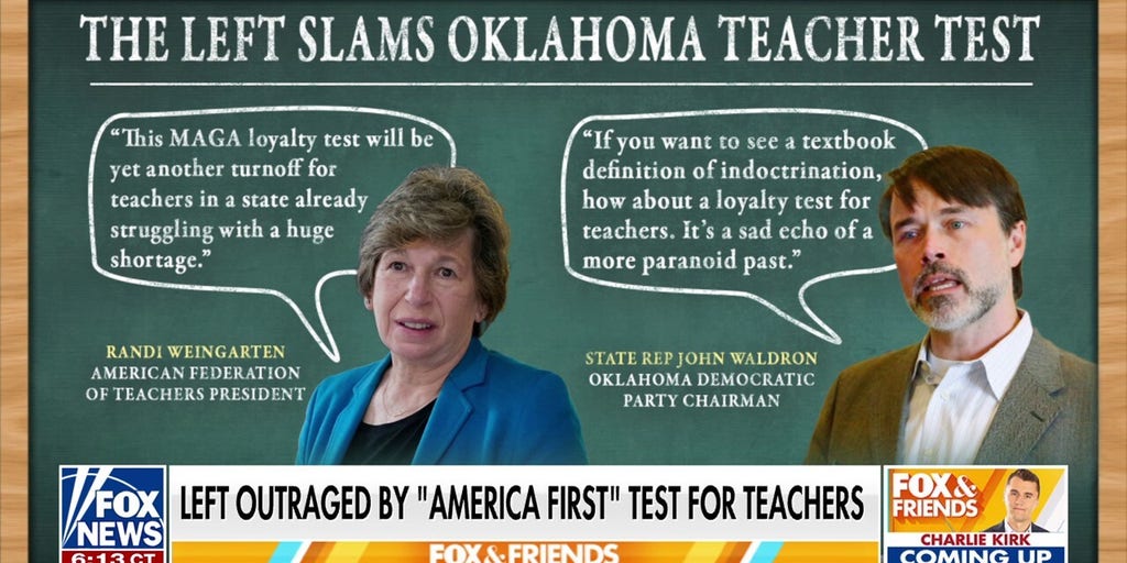 Critics claim Oklahoma's teacher test is 'MAGA loyalty test'
