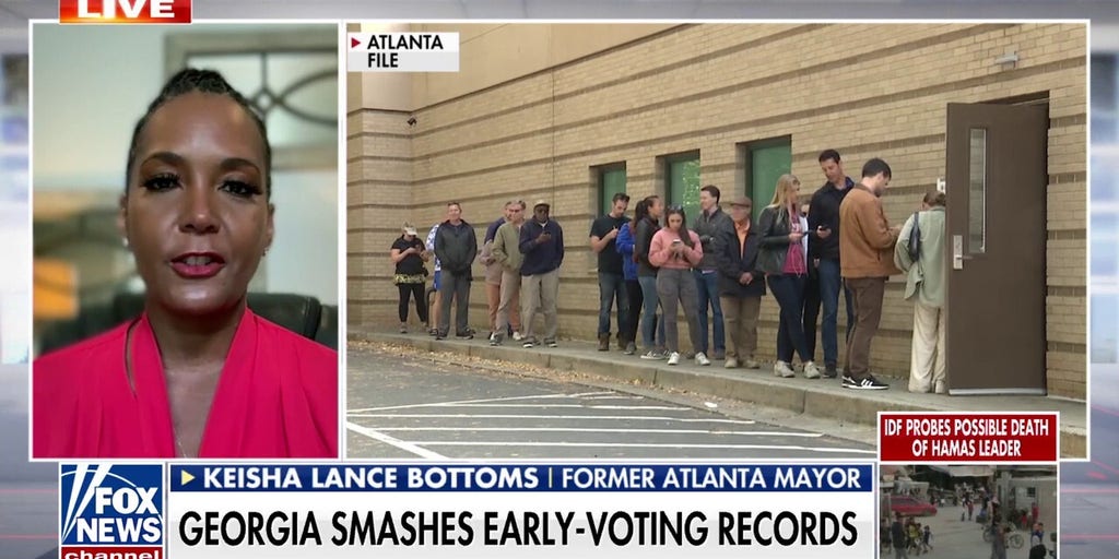 Georgia shatters early voting records as campaigns enter home stretch in battleground state