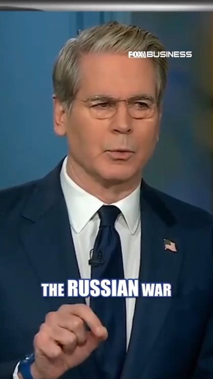 Bessent: Europe is FINANCING Russia's war machine 