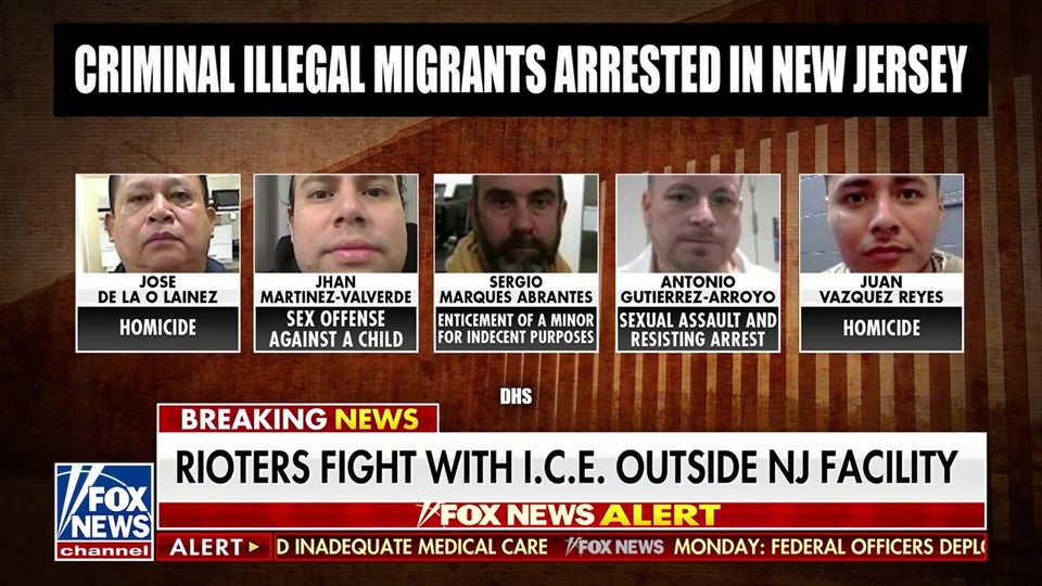 Rioters fight with ICE agents outside New Jersey facility